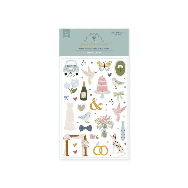 Puffys ilustraciones boda Edelweiss