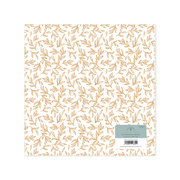 Vellum con foil ramas