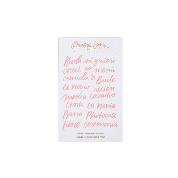 Troquel nuestra boda