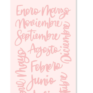 Troquel meses Es